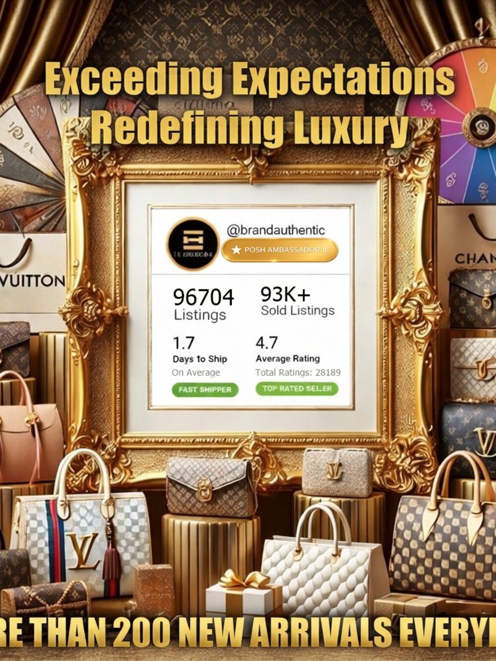 Meet your Posher, %100 authentic! Welcome offer NEWW